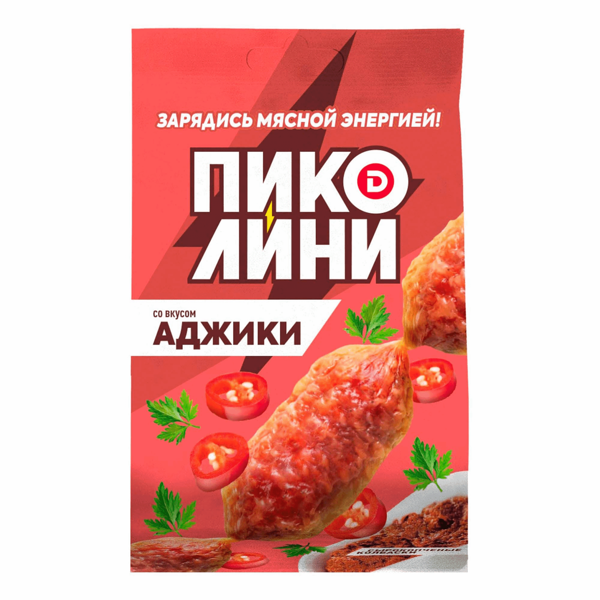 Колбаски сырокопчёные Дымов Пиколини Аджика