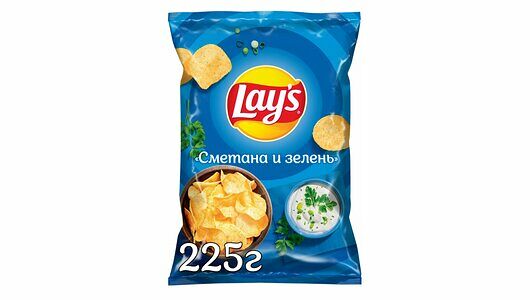 Чипсы картофельные Lay's Сметана-Зелень 225г