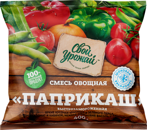 

Смесь овощная СВОЙ УРОЖАЙ Паприкаш, 400г