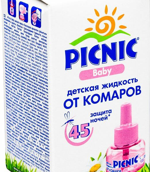 Детская жидкость от комаров Picnic Baby с экстрактом ромашки