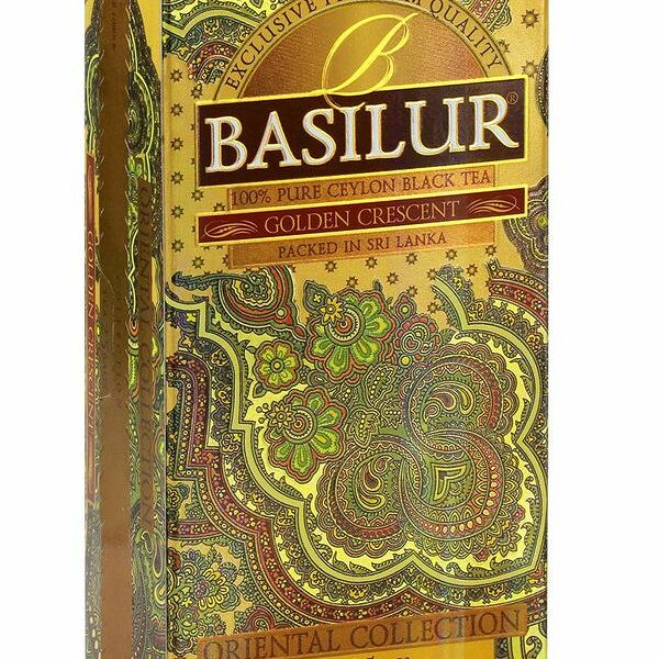Чай Basilur Восточная коллекция Золотой Месяц чёрный в пакетиках, 25х2г
