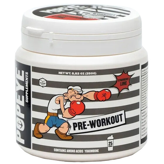 Предтренировочный комплекс Popeye Supplements Pre-Workout 250 г клубника-лайм