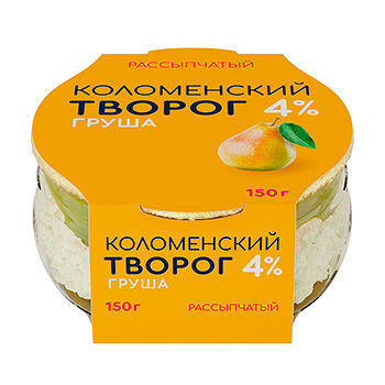 Творог рассыпчатый Коломенский Груша 4% 150г