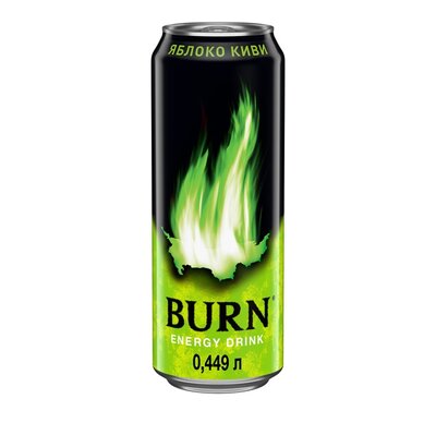 Напиток энергетический Burn Apple Kiwi
