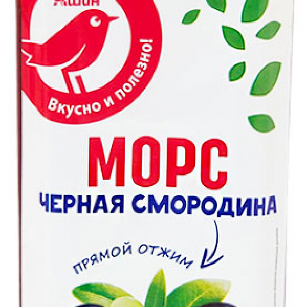 Морс АШАН Красная птица черносмородиновый