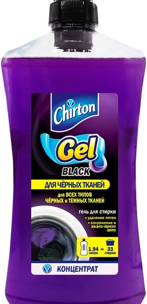Гель-концентрат для стирки Chirton для чёрных тканей 1.94л