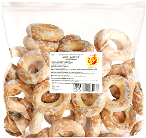 

Сушки глазированные Малютка Золотой колобок 200 г