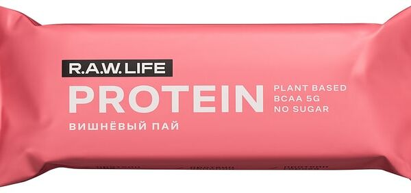 Протеиновый батончик R.A.W. LIFE Вишневый пай 43г