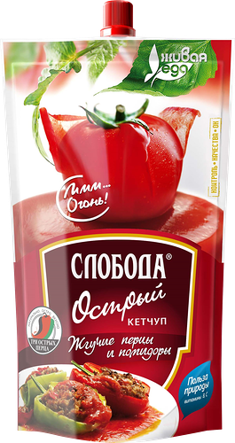 Кетчуп Слобода Острый, 320 г