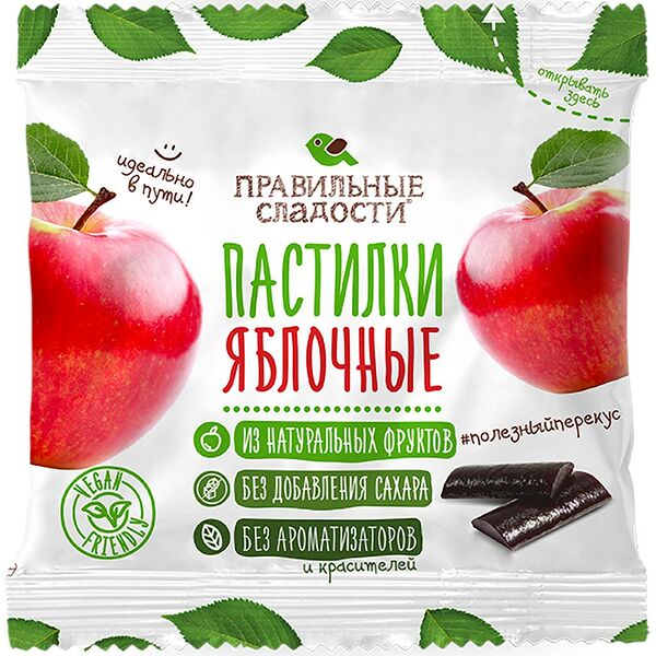 Пастилки яблочные Правильные сладости
