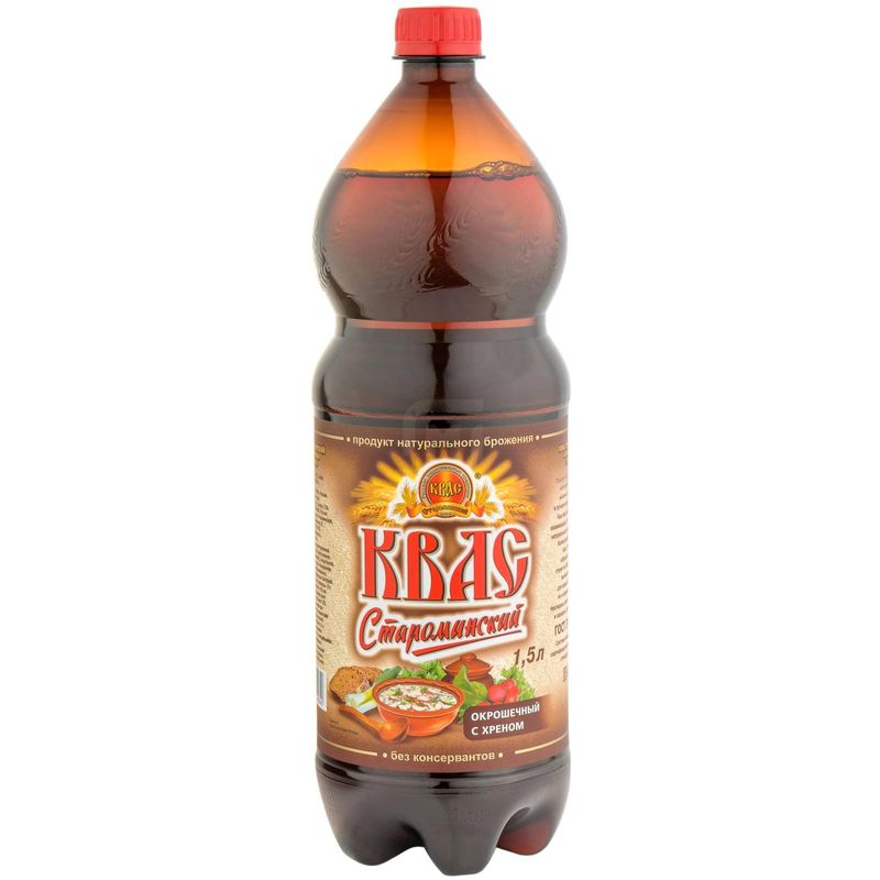 

Квас Староминский окрошечный с хреном 1.5 л
