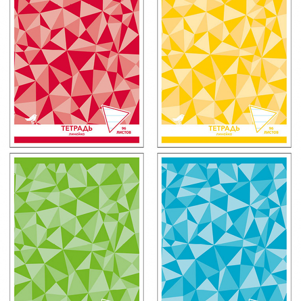 Тетрадь АШАН Красная птица в линейку спираль А4