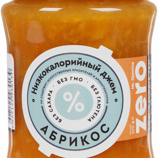 Джем Mr. Djemius Zero из абрикоса, без сахара