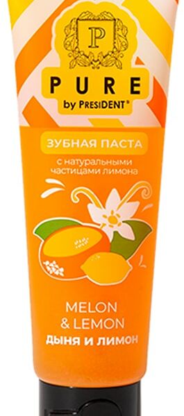 Pure by PresiDENT зубная паста дыня-лимон 100 г