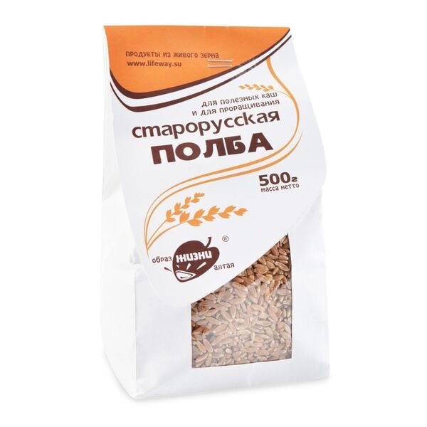 Полба (шелушёная) с Алтая, «Образ Жизни», 500 г, Алтайский край