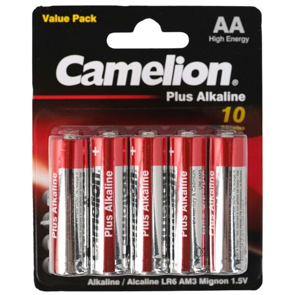 Элемент питания Camelion Plus Alkaline AA-LR6 1.5В 10 шт.