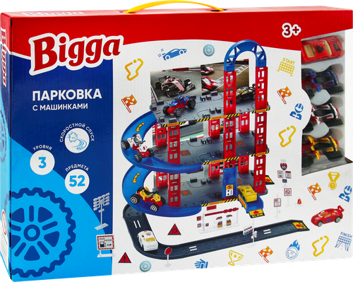 

Набор игровой BIGGA Парковка с машинками, 52 предмета, Арт. B1186750