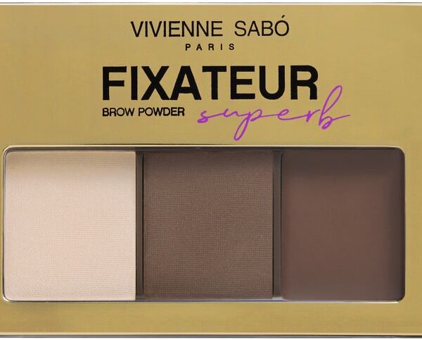 Набор для бровей Vivienne Sabo Fixateur Superb Тон 02