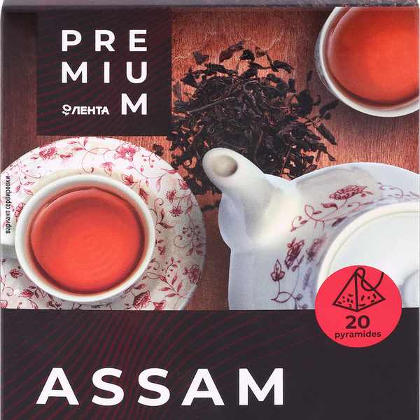 Чай черный ЛЕНТА PREMIUM Ассам, 20пак