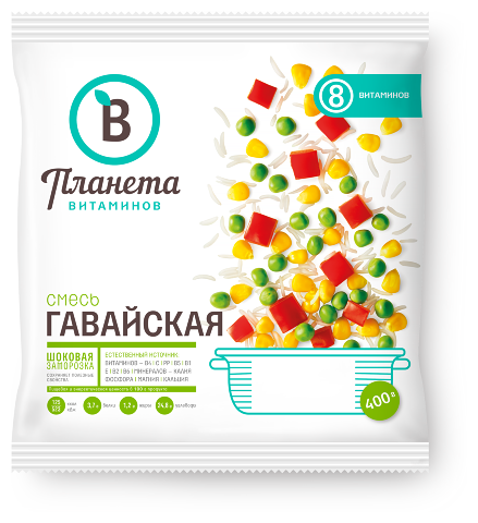 Смесь овощная Гавайская Планета Витаминов