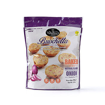 Брускетта Valentina Snacks с красным луком