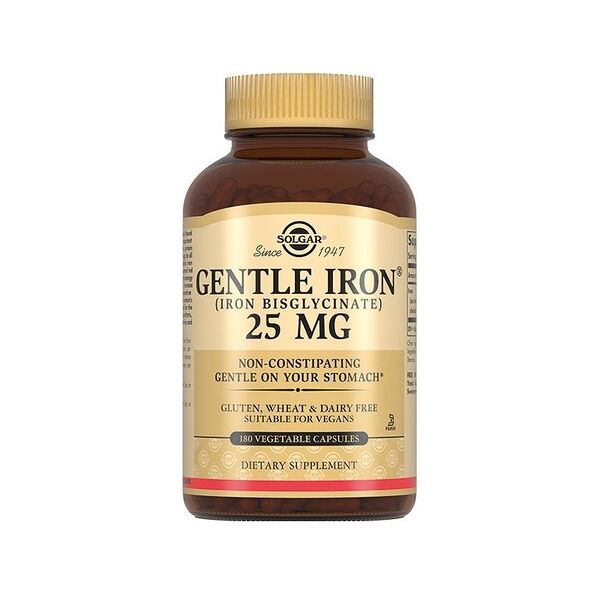 Solgar Gentle Iron легкодоступное железо капсулы 25 мг 180 шт