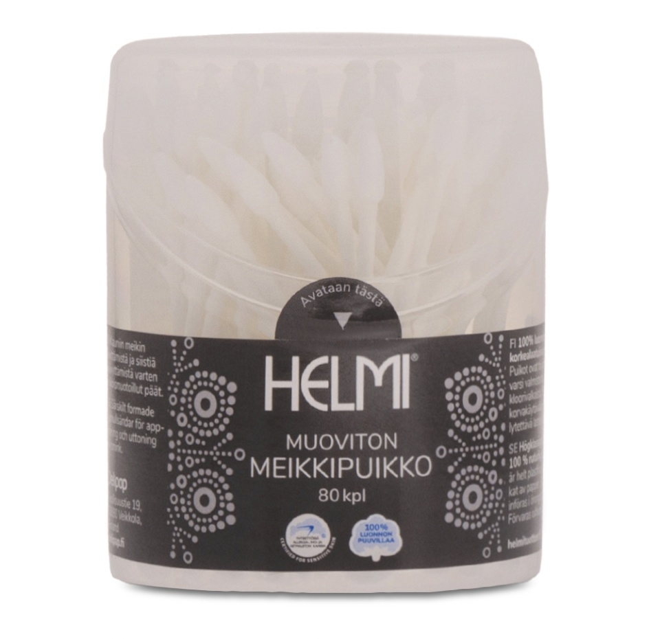 

Ватные палочки Helmi для макияжа хлопковые, 80 шт.