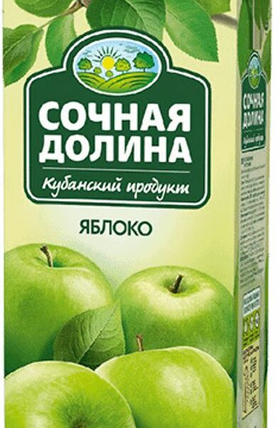 Нектар Сочная долина яблоко 950 мл