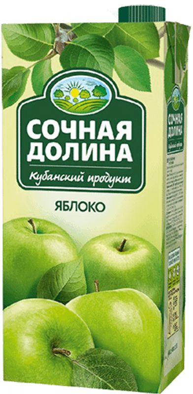 

Нектар Сочная долина яблоко 950 мл