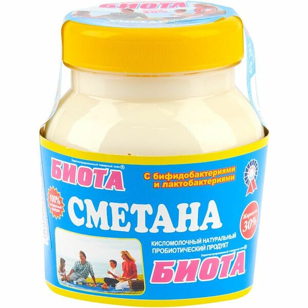 Сметана Биота 30%, 300 г