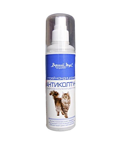 Спрей Антиколтун Верный друг спрей-кондиционер для кошек