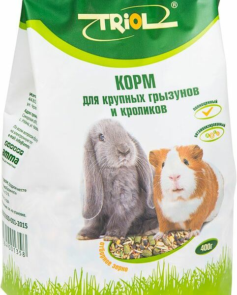 Корм для крупных грызунов и кроликов Triol
