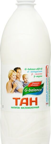 Напиток кисломолочный G-balance Тан 1% 1л