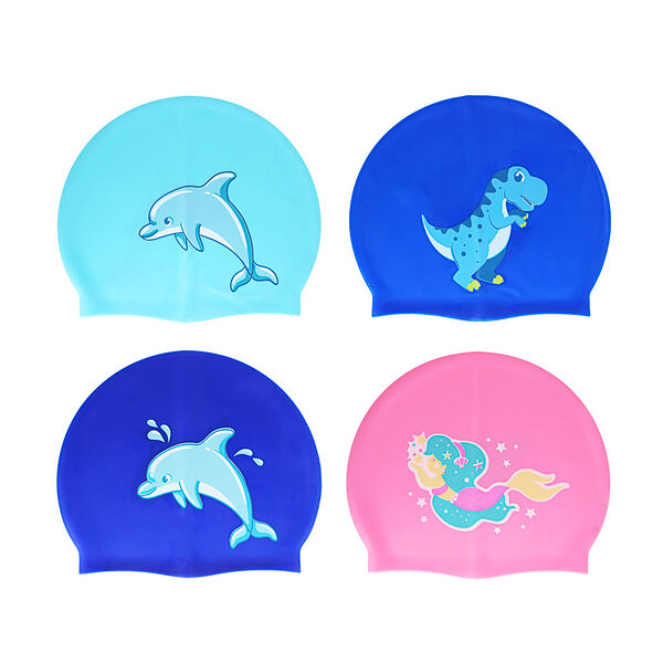 Silapro шапочка для плавания, детская, 22х19см, силикон, в ассортименте