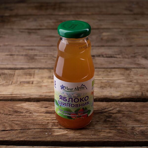 Детский сок яблоко-шиповник Био