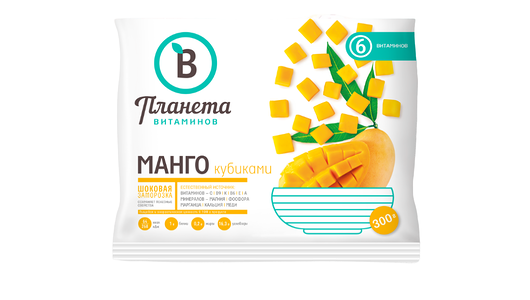Манго кубики з/м Планета Витаминов
