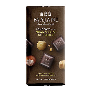 Шоколад темный Majani с фундуком 100г, Италия
