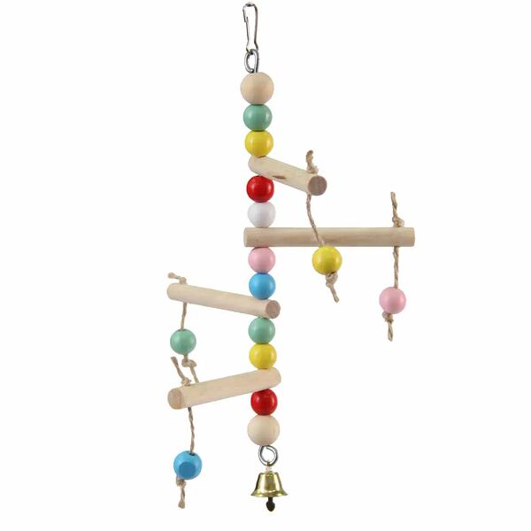 Игрушка для птиц Подвижная лесенка 7х17 см