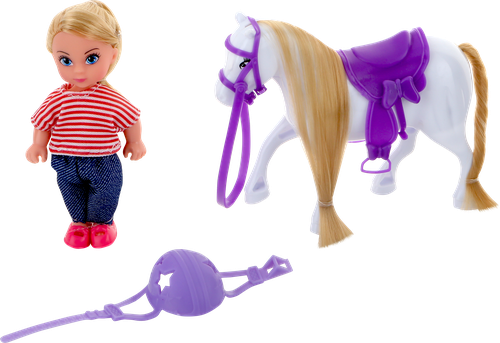 

Набор игровой Bigga Кукла-жокей, 3 предмета