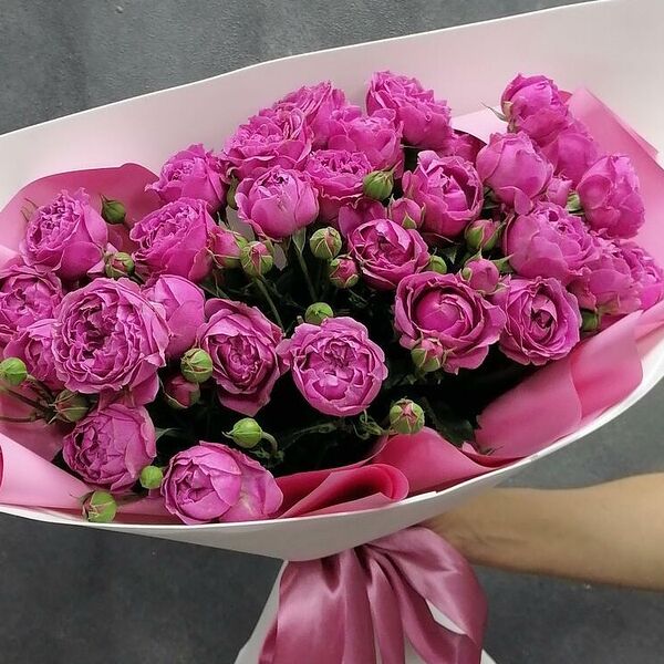 Букет из пионовидных роз Misty Bubbles