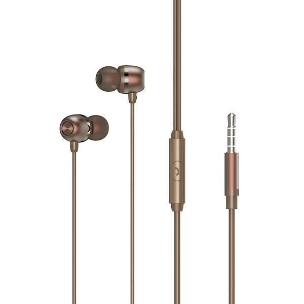 Forza наушники проводные внутриканальные, гарнитура, оплетка  tpe, коробка картон