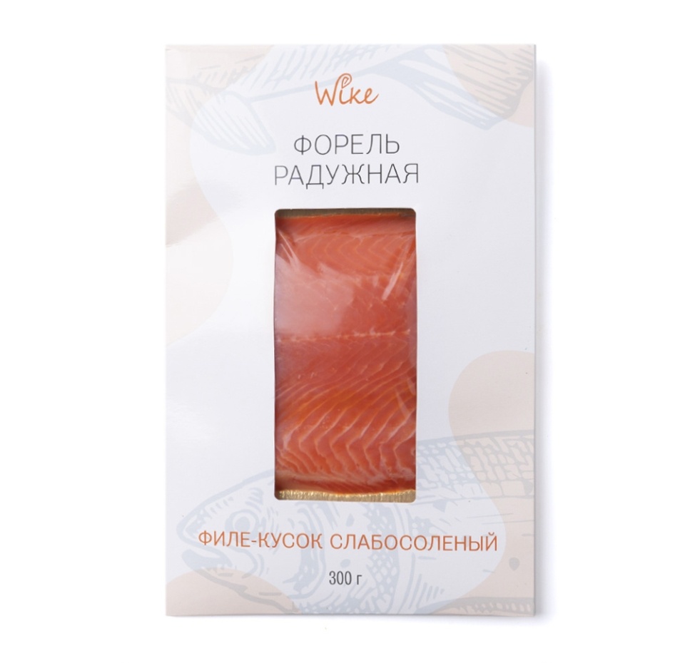 

Форель радужная Wike филе-кусок слабосоленый 300 г