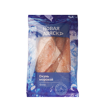 

Филе окуня Новая Аляска порционное на коже без костей 500 г