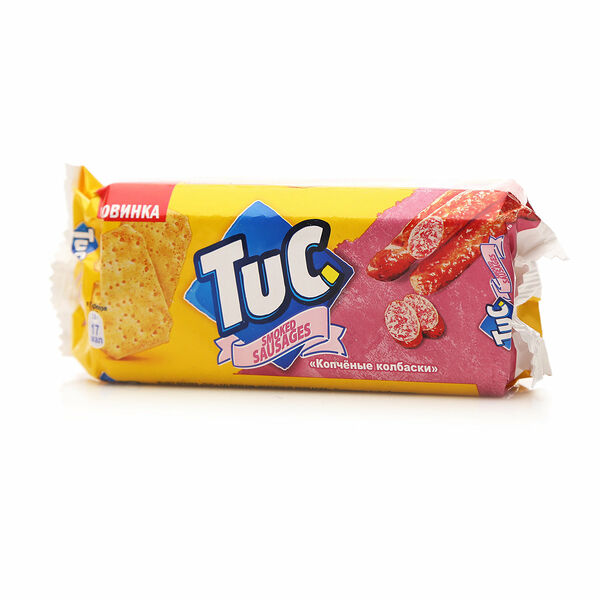 Крекер TuC Копченые колбаски