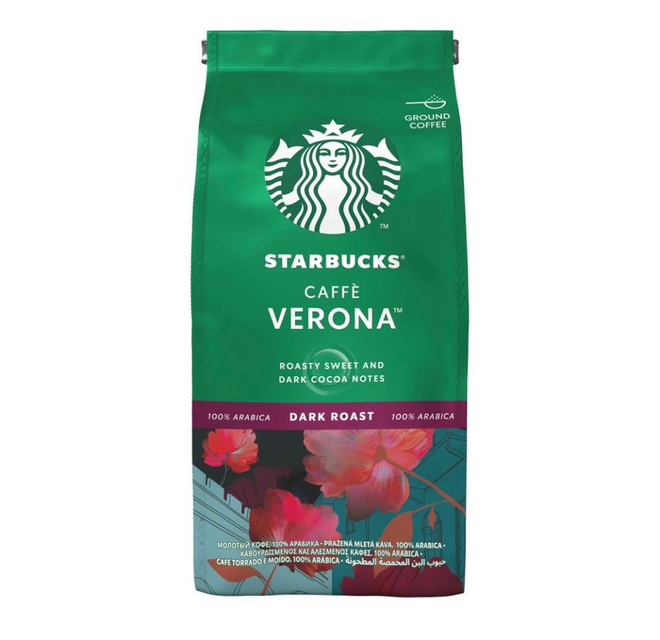 

Кофе молотый Starbucks Caffe Verona темная обжарка 200 г