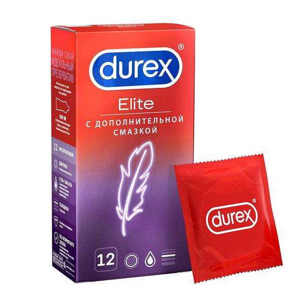 Презервативы Durex Elite 12 шт 