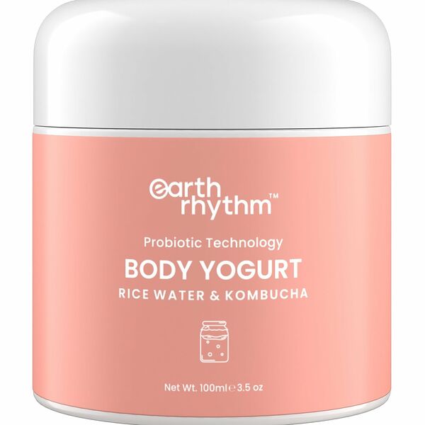 EARTH RHYTHM Body Yogurt Prebiotic Technology Крем-йогурт для тела с рисовой водой и комбучей, 100 мл