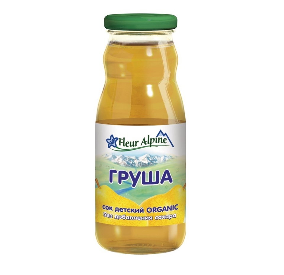 

Сок детский Fleur Alpine Organic с грушей осветленный без сахара