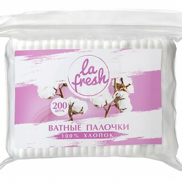 Ватные палочки La fresh 200 шт.