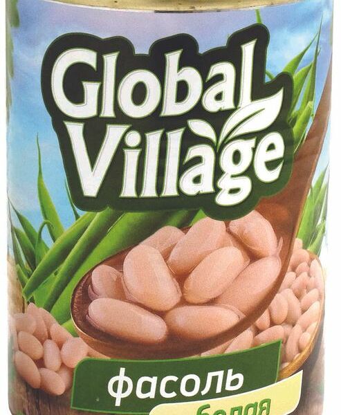 Фасоль Global Village белая 425 мл